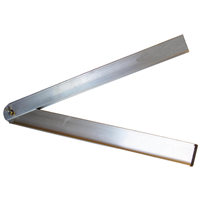 Fausse équerre Aluminium à talon - MOB Mondelin - avec vis de blocage - 50 cm 350262