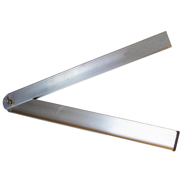 Fausse équerre Aluminium à talon - MOB Mondelin - avec vis de blocage - 50 cm 350262