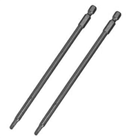 Embouts de vissage carrés N°2 à pointes magnétiques - 152 mm (6") - lot de 2