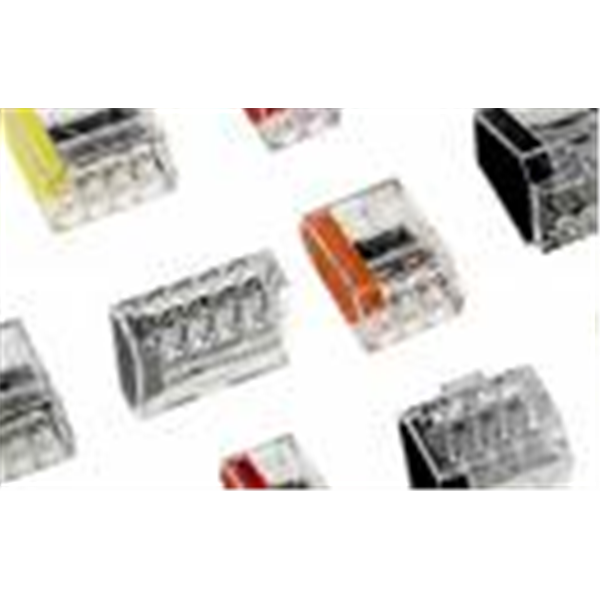 Borne automatique Debflex pour 8 conducteurs de section 1,5 à 2,5 mm²