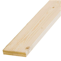 Planche de coffrage en sapin - Choix 4 - 27 MM x 220 MM x 2,40 M