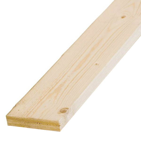 Planche de coffrage en sapin - Choix 4 - 27 MM x 220 MM x 2,40 M