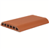 Chaperon plat en terre cuite Terreal CH01 - Rouge - 40 x 28 x 5 cm