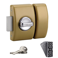 Verrou pour porte d'entrée Design Thirard cylindre 45 mm 371515 371515