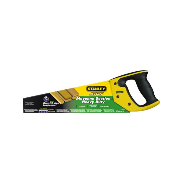 Scie égoïne Jetcut Stanley 7 dents / pouce longueur 500 mm 2-15-288