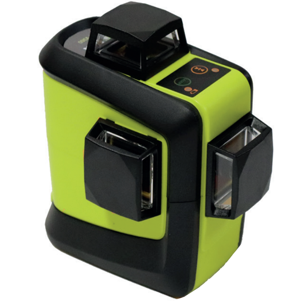 Niveau laser vert 3 plans Edia 3PV360 avec 2 batteries