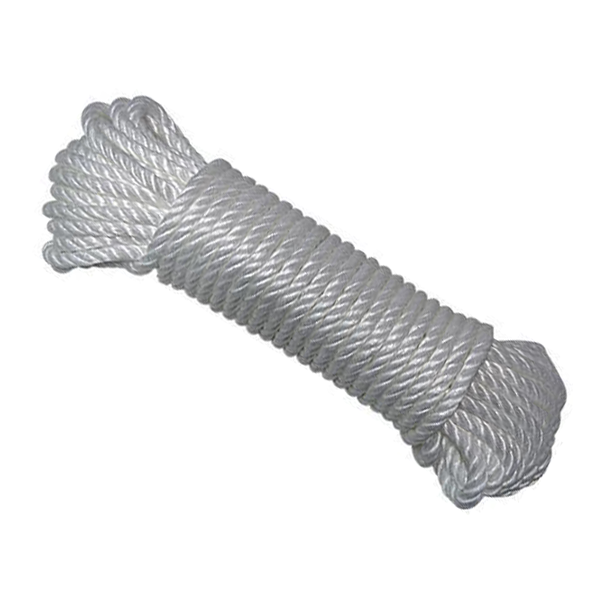 Corde polypropylène traitée anti-UV blanche Ø 10 mm longueur 25 m
