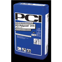 Mortier fibré pour réparations structurelles spécial façades de bâtiments - PCI Polycret 315 - sac de 25 KG