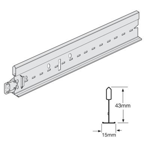 Porteur PEAKFORM 15 avec clip Superlock