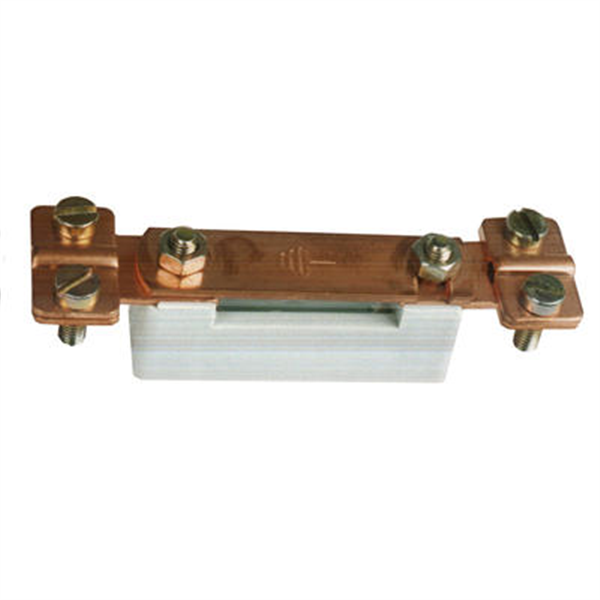 Barrette de mesure Debflex - 2 cosses - Câble de terre 25mm² - Porcelaine