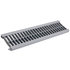 Grille PVC pour caniveaux de piscine - Connecto A15 Gris clair - largeur int. 100 mm - longueur 0.5 m