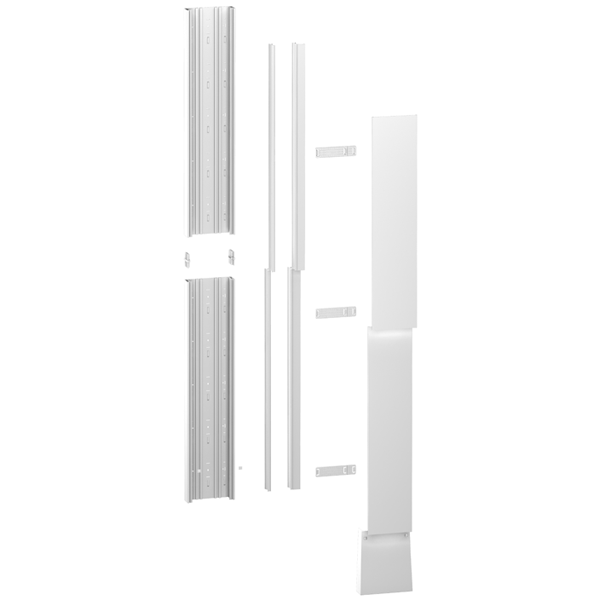 Goulotte GTL Schneider Resi9 en 2 parties - 13 modules