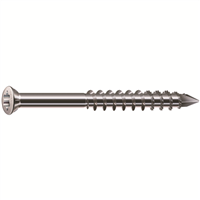 Vis façade - 4.5x60mm filetage partiel tête bombée acier inoxydable A2