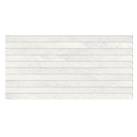 Faïence murale effet pierre à relief - Edilis Ruben - 60,0 CM x 30,0 CM - ép. 8,5 MM - Blanc