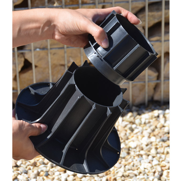 Rehausse fixe de dalle Jouplast pour plot Essentiel - hauteur 60 mm