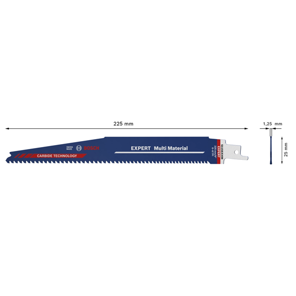 Lame de scie sabre multi-matériaux - Expert S 1156 XHM