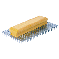 Taloche gratton 240 grandes dents 15 mm poignée bois Taliaplast 301304
