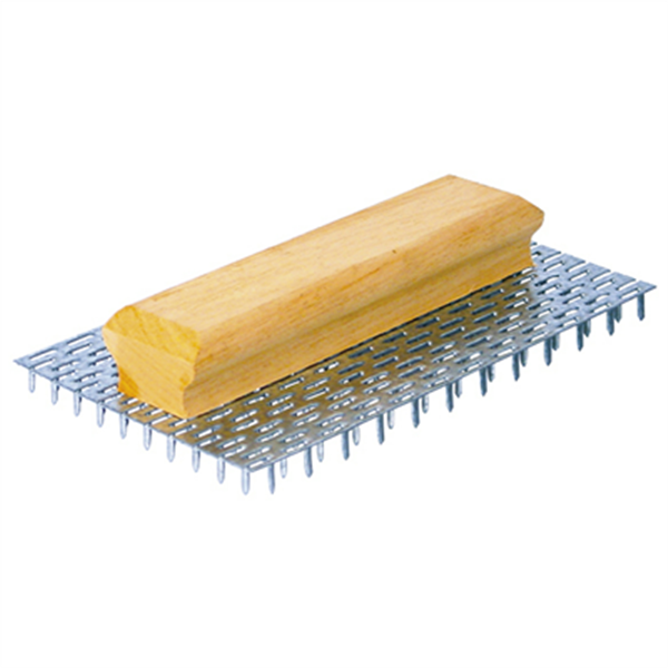 Taloche gratton 240 grandes dents 15 mm poignée bois Taliaplast 301304