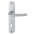 Poignée de porte clé en L SAN DIEGO Hoppe Alu finition argent 3537858
