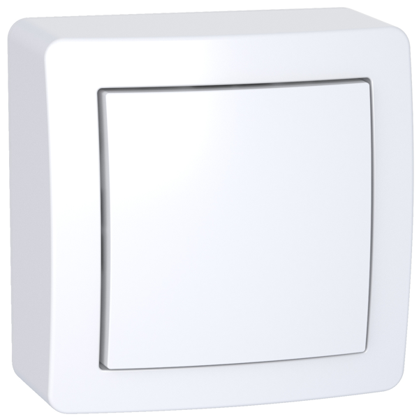 Va-et-vient en saillie Schneider Alréa - blanc - 10 A 250 V CA