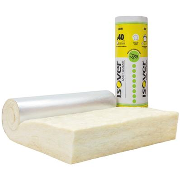 Laine de verre pour combles perdus IBR Revêtu ALU - 240 MM