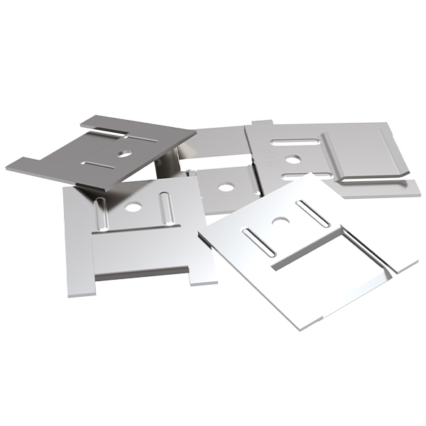 Clip inox fixation lambris PVC sous toiture - 100 pièces