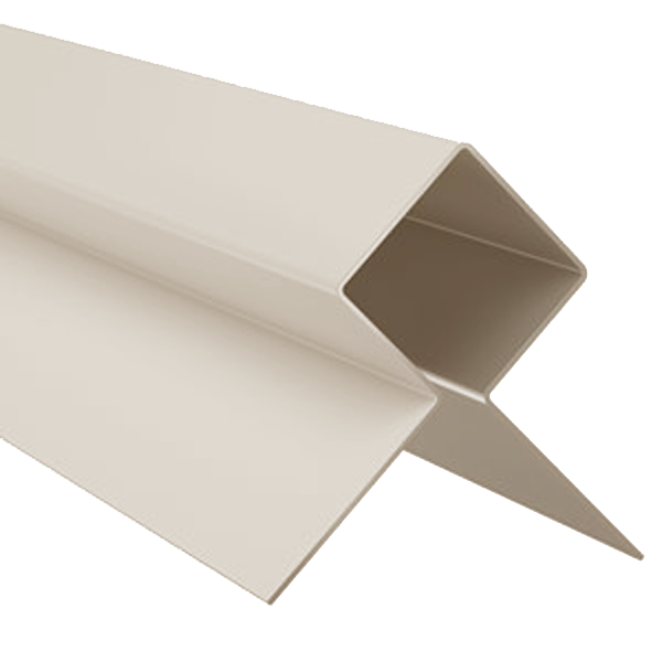 Profilé d'angle extérieur MetalTrim bardage Hardie Plank - Pierre des champs - 3 M