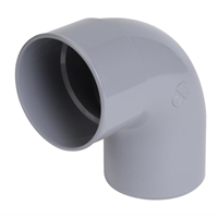 Coude PVC à coller Mâle - Femelle 87° Diamètre 80 mm NICOLL CR8