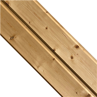 Lambris intérieur en sapin du nord petits nœuds finition naturelle - Profil élégie - 90 MMx12 MM - L.2650 MM