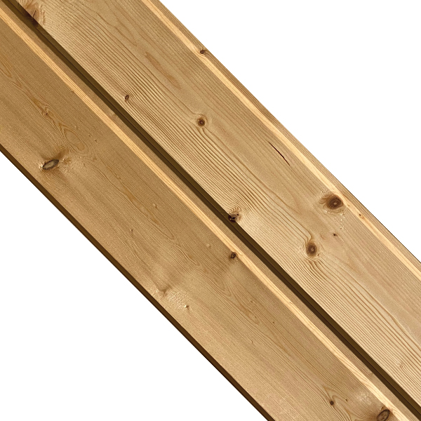 Lambris intérieur en sapin du nord petits nœuds finition naturelle - Profil élégie - 90 MMx12 MM - L.2650 MM
