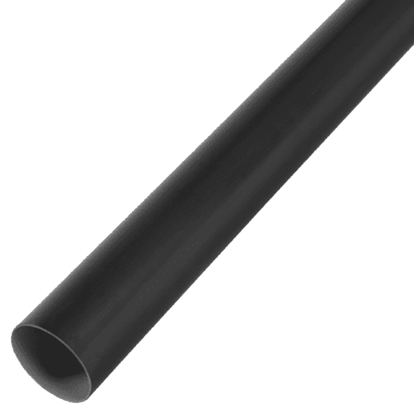 Tube de descente Nicoll en Techtan Noir - 80 MM x 4 M