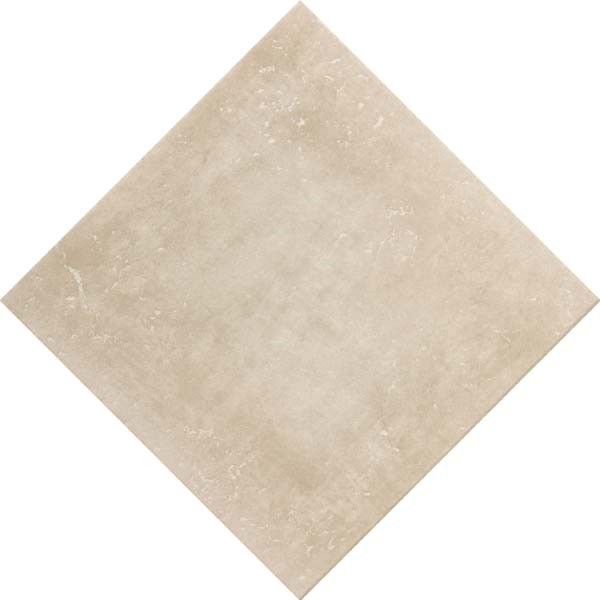 Carrelage de sol intérieur Ciment effet béton - Beige - 45,5 CM x 45,5 CM x 8 MM