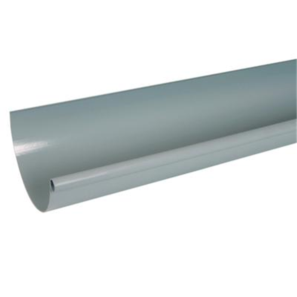 Gouttière 1/2 ronde en PVC développé de 33