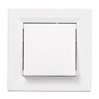 Va-et-vient Schneider Asfora complet - blanc - 10 A - 230 V - lot de 5
