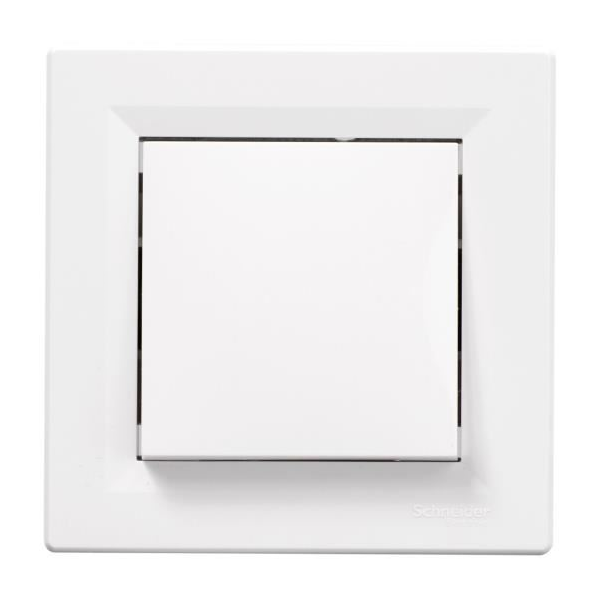 Va-et-vient Schneider Asfora complet - blanc - 10 A - 230 V - lot de 5