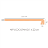 Appui de fenêtre Occitan Terreal AP11 en terre cuite lisse - Rouge - 350 MM x 200 MM x 45 MM