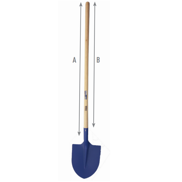 Pelle ronde col de cygne OBRA manche frêne 110 cm pelle 27 cm 003044OB