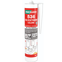 Mastic colle 536 Col'extrême Blanc 290 ml PAREXLANKO L536BLANC290