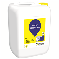 Accélérateur de prise WEBER pour enduits monocouches