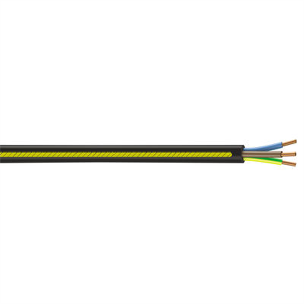 Câble électrique rigide U-1000 R2V - 3G2.5 - pour installations industrielles 50 m Nexans 10027486