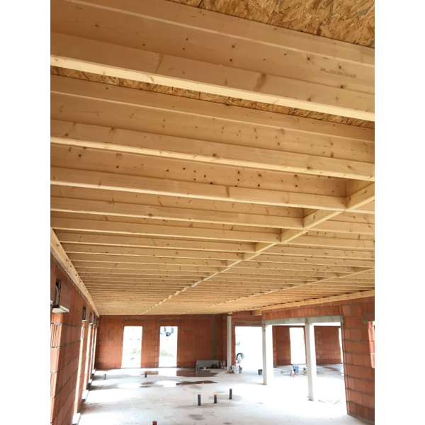 Poutre en I Inopanne avec âme bois massif - Sapin traité classe 2 incolore - 70 x 300 mm - L.6 M