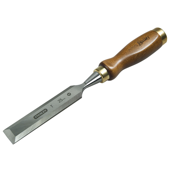 Ciseau bois sculpteur lame acier longueur 160 mm largeur 30 mm Stanley