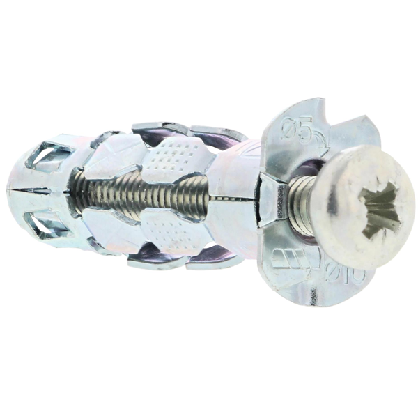 Cheville métallique avec vis Spit Zentech pour plâtre BA13 - 10x34 mm
