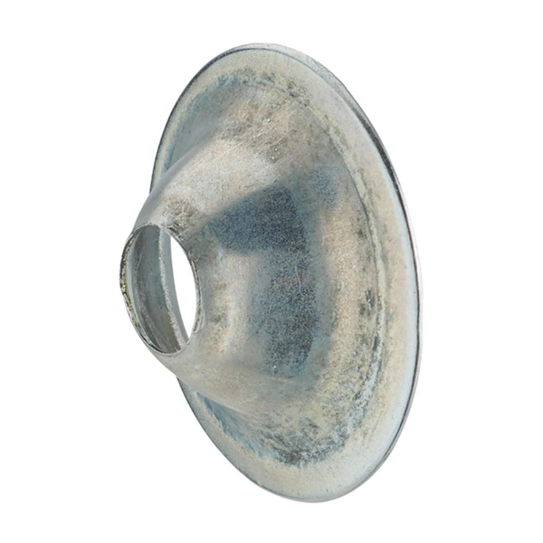 Rosaces coniques super chromées - D28 mm - H9 mm - Acier - Sachet de 10