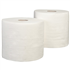 Essuie main 100% cellulose blanche  - 2 plis - 1000 feuilles format 20.90 x 23 cm - Lot de 2 bobines