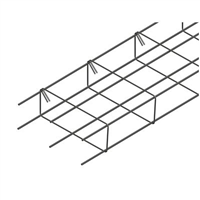 Semelle de fondation acier nervuré HA - 15 x 35 CM - 6 fils 8 MM - Cadre de 30 cm