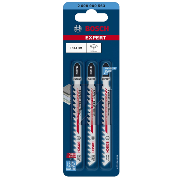 Lame scie sauteuse plâtre fibrociment- Expert Bosch - 100 mm
