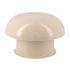 Chapeau de ventilation rond Nicoll - Diamètre 164,5 mm - Sortie 100 mm - Avec moustiquaire - PVC anti-UV - Sable