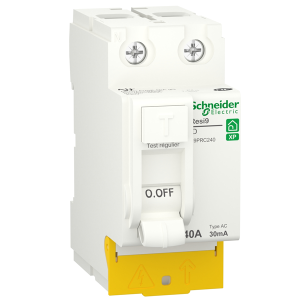 Interrupteur différentiel Schneider Resi9 - type AC - 2P - 40A - 30 mA