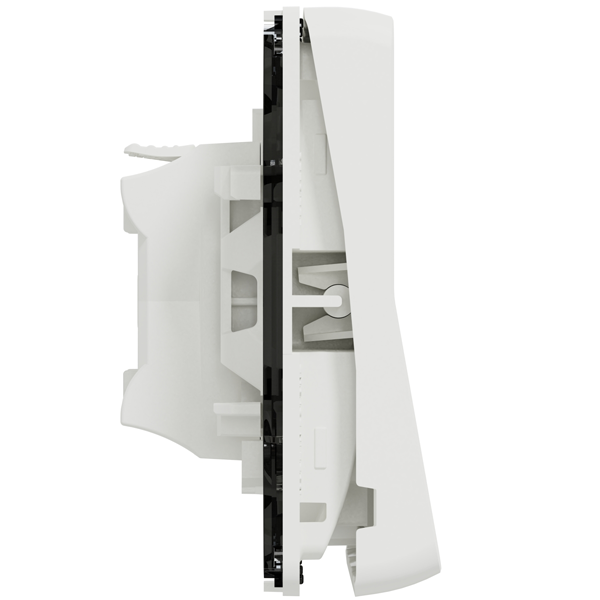 Poussoir Schneider Mureva Styl - IP55 - IK08 - blanc - 10A 250V
